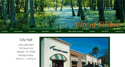 Desktop Screenshot of cityofsilsbee.com